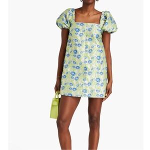 Ganni Floral Mini Dress